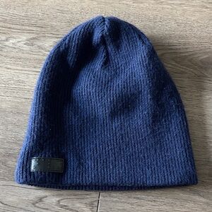 Two Blind Brothers Ribbed Navy Knit Beanie BOGO